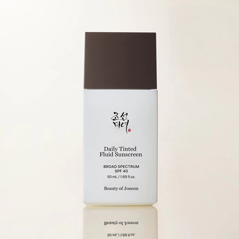 korean daily tinted fluid sunscreen