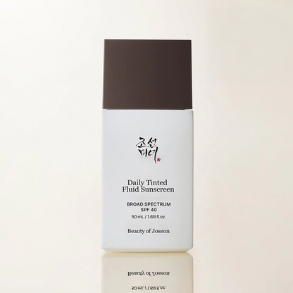 korean daily tinted fluid sunscreen