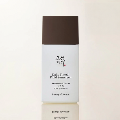 korean daily tinted fluid sunscreen