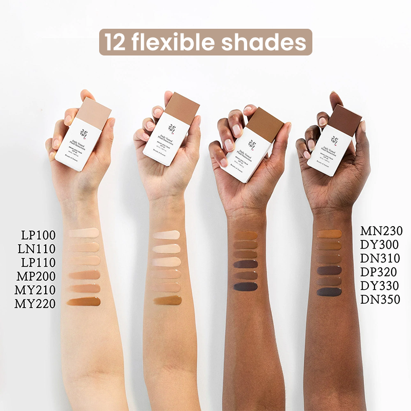 korean daily tinted fluid sunscreen