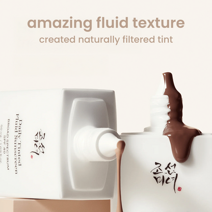 korean daily tinted fluid sunscreen
