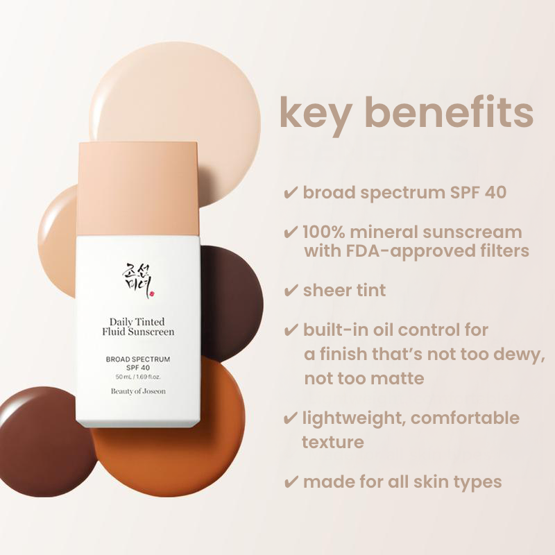korean daily tinted fluid sunscreen