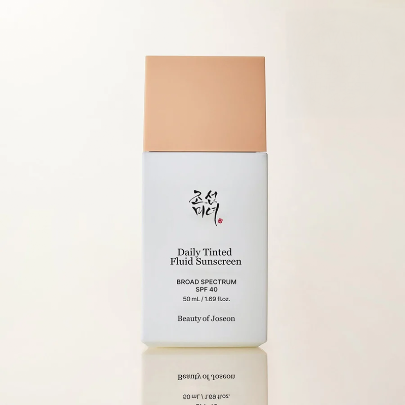 korean daily tinted fluid sunscreen