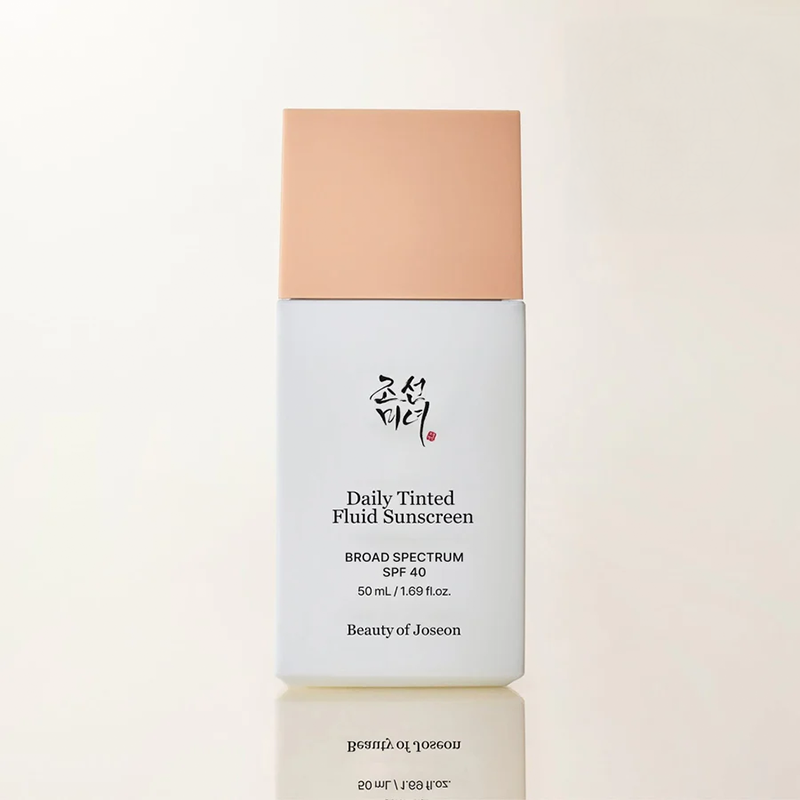 korean daily tinted fluid sunscreen