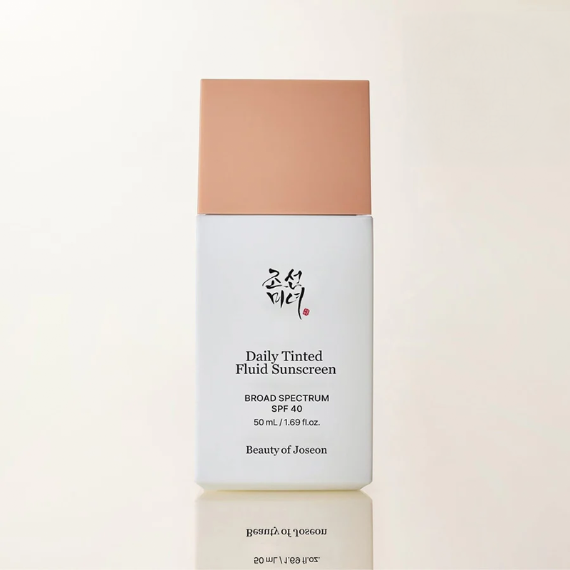 korean daily tinted fluid sunscreen