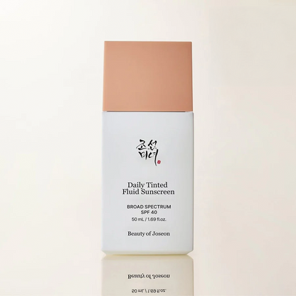 korean daily tinted fluid sunscreen