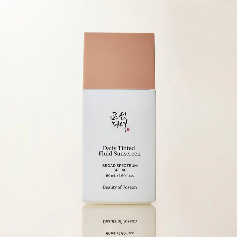 korean daily tinted fluid sunscreen